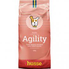 Friandise Agility au poulet bœuf et jambon 125g