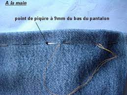 ourlet piqué largeur + de 20 cm