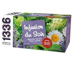 Infusion du Soir Camomille,Verveine,Tilleul,Lavande