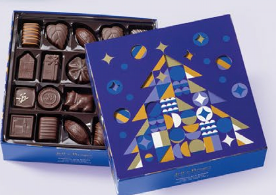 Ballotin 42 chocolats noirs