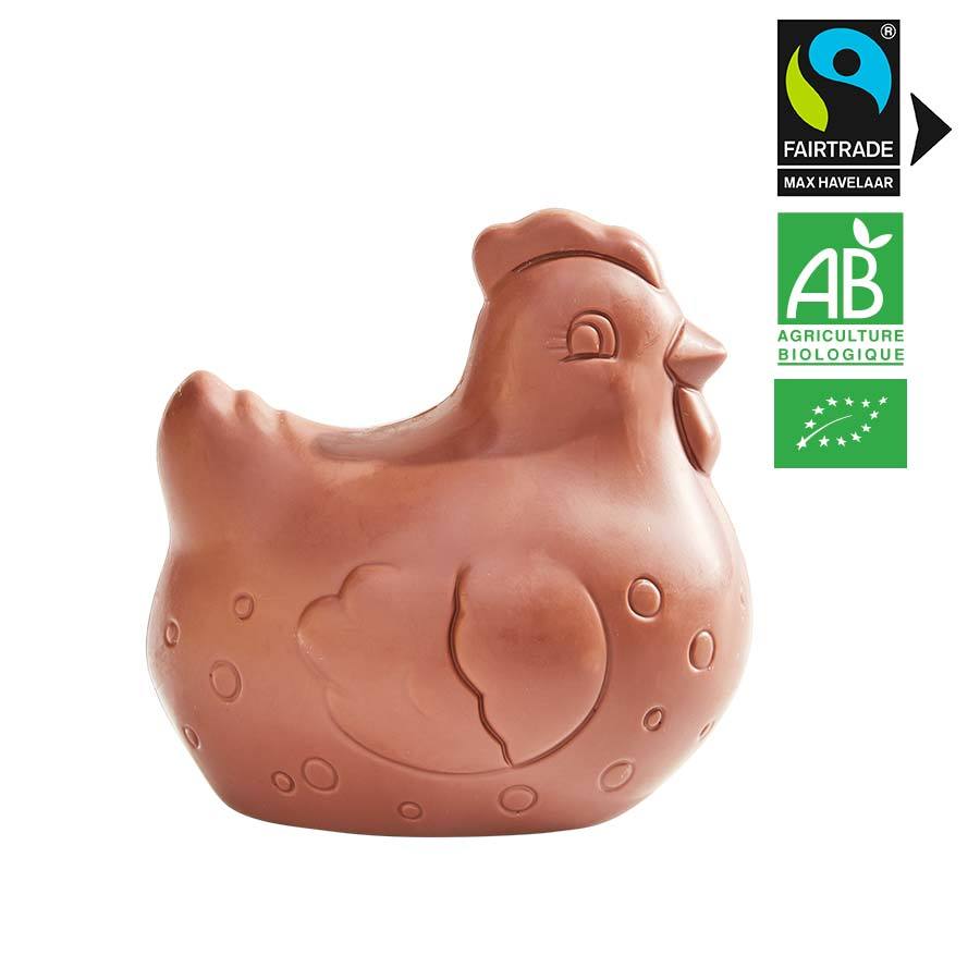 Mimi la cocotte bio équitable au chocolat au LAIT - 130 g