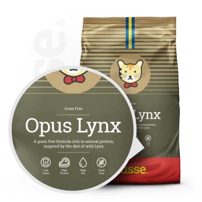Croquettes Sans Céréales pour Chats | Opus Lynx - 7 kg