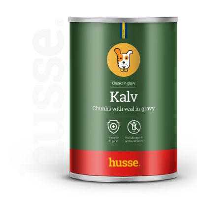 Morceau en Sauce au Veau pour Chiens à activité normale | Kalv - 1275 g