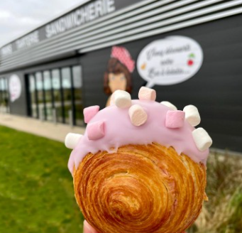 New York roll framboise