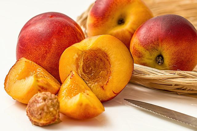 Plateau de nectarines