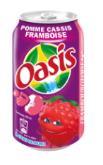 Oasis pomme framboise cassis
