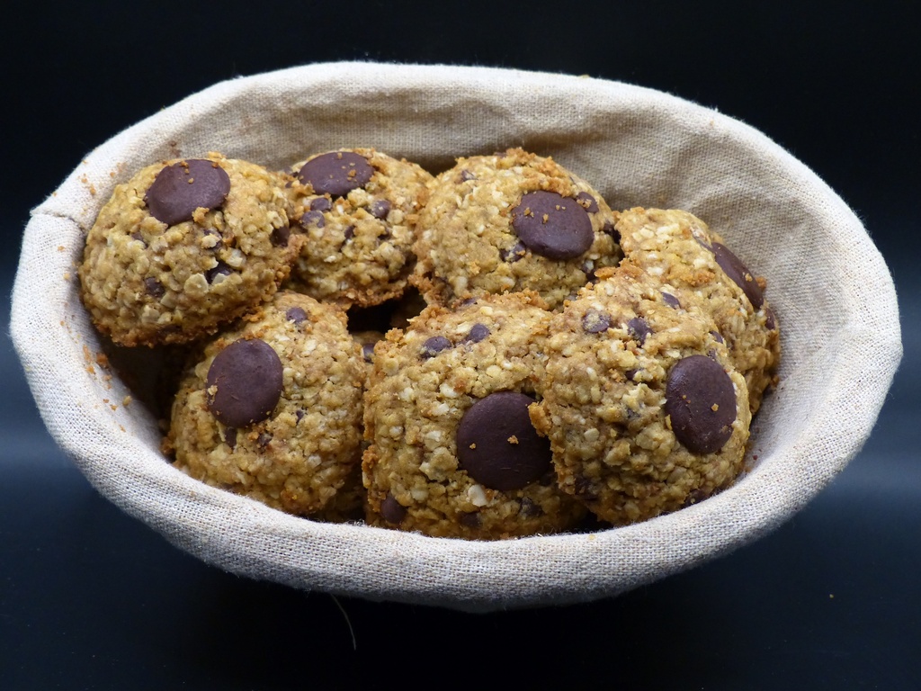 Les Coco-Caline Cookies flocon d'avoine / coco / chocolat 200g