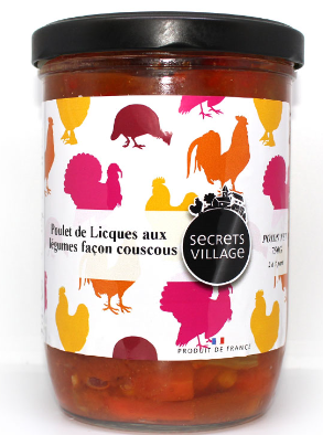 Poulet cuisiné façon couscous 750g