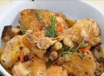 Poulet cocotte avec riz