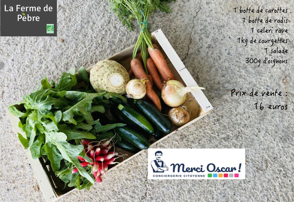 Panier de fruits et légumes R1 16€