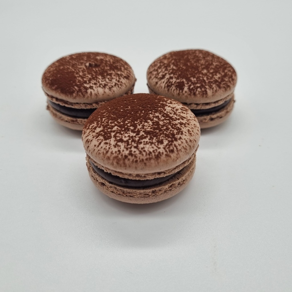macaron chocolat lait par 15