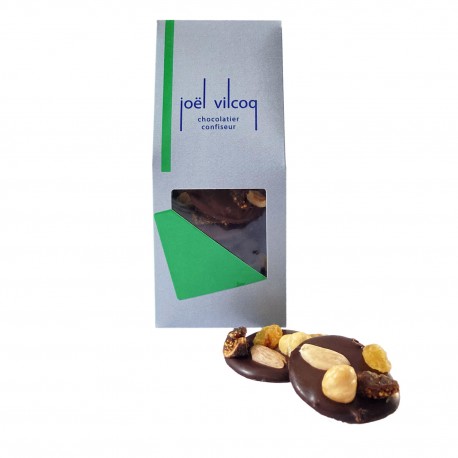 Palets chocolat au lait noisettes - 120