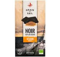Chocolat tablette noir sésame torréfié bio 100g