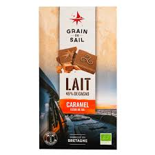 Chocolat - Tablette LAIT caramel & fleur de sel - BIO