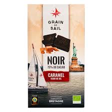 Chocolat - Tablette NOIR caramel & fleur de sel - B