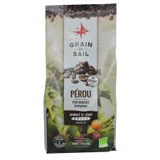 CAFÉ GRAIN DE SAIL PÉROU 500G ACIDULÉ & LÉGER INTENSITÉ 2/5