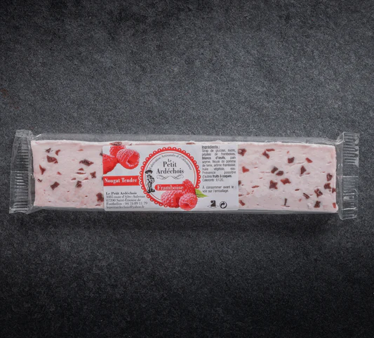 Nougat tendre à la framboise 100g