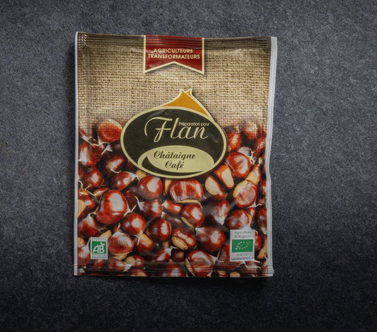 Préparation pour flan à la châtaigne café 56g