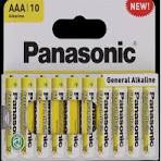 Panasonic piles 10 pièces