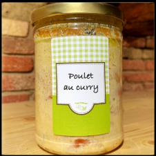 Poulet au curry bocal 750g