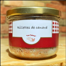 Rillette de canard bocal 200g