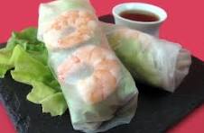 ROULEAU DE PRINTEMPS  (poulet, crevettes)