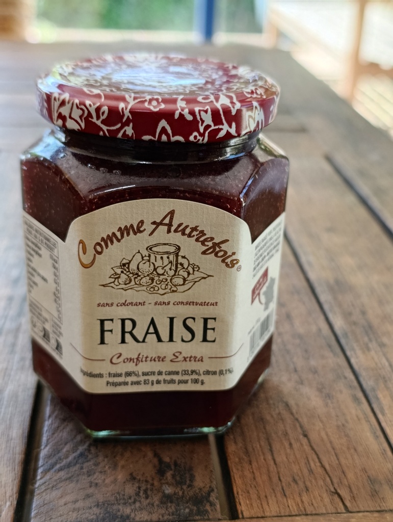 Confiture fraise 330g