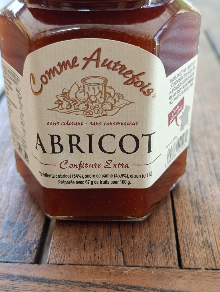 Confiture abricot 330g