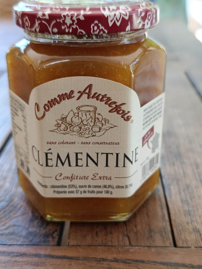 Confiture clémentine 330g