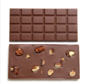 Tablette chocolat au lait et macadamia 100g