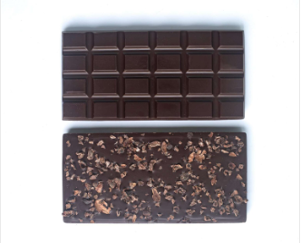 Tablette chocolat noir et grué de cacao 100g