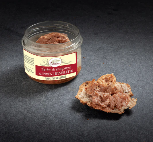 Terrine de campagne au piment d'espelette 180g
