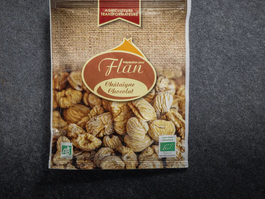 Préparation pour flan à la châtaigne chocolat 56g