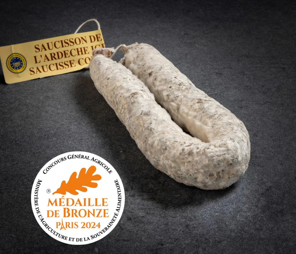 Saucisse courbe de l’Ardèche IGP 250g