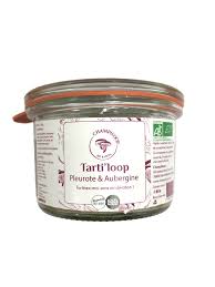 Les Tarti’loop.Pleurote Aubergine