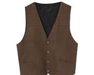 Gilet sans manches daim