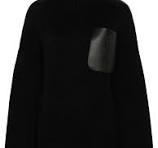 Pull + manches en cuir