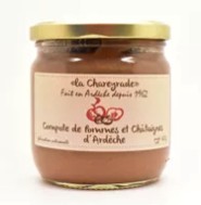 Compotes de pommes et chataigne 400g