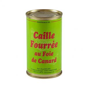 Caille fourrée au foie gras de canard 190g 2/4 pers (boite)