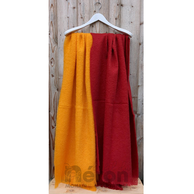 Etole tissée en mohair et soie