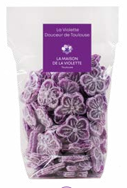 Bonbons acidulés saveur violette 150g