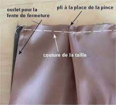 Ourlet robe simple