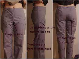 Pantalon entrejambe avec empiecement