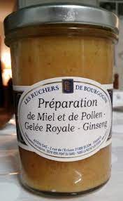 Préparations pollen gelée royale ginseng 250g