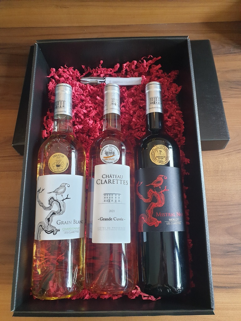 COFFRET GOURMAND Château Clarettes