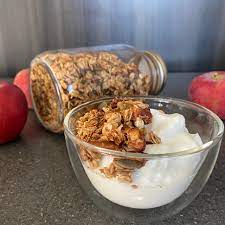 Granola pommes en sachets