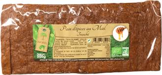 Pain d'épice miel fruit sec, chocolat, orange350g