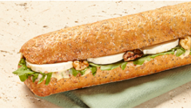 Sandwich chèvre moutarde miel