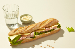 Sandwich jambon fromage