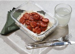 Riz rougail saucisse